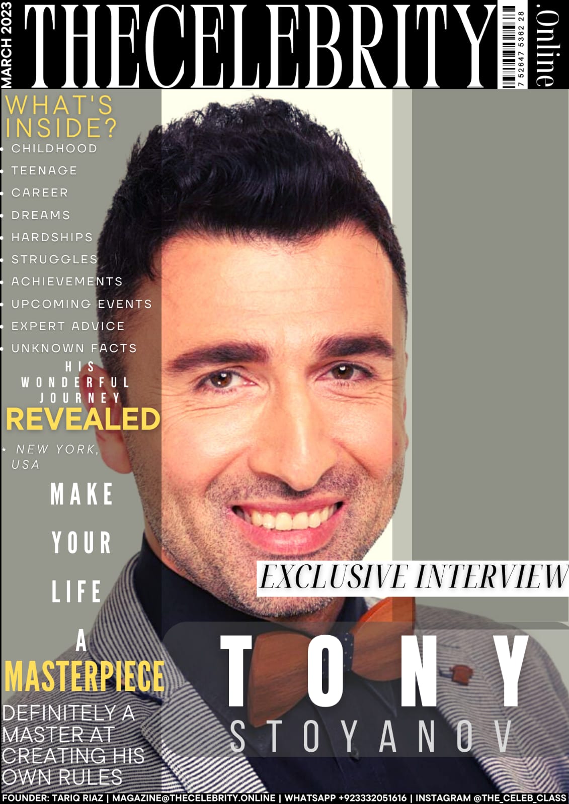 Tony Stoyanov Exclusive Interview – ‘Only Thing That Gives You Lessons Every Day Is Life’
