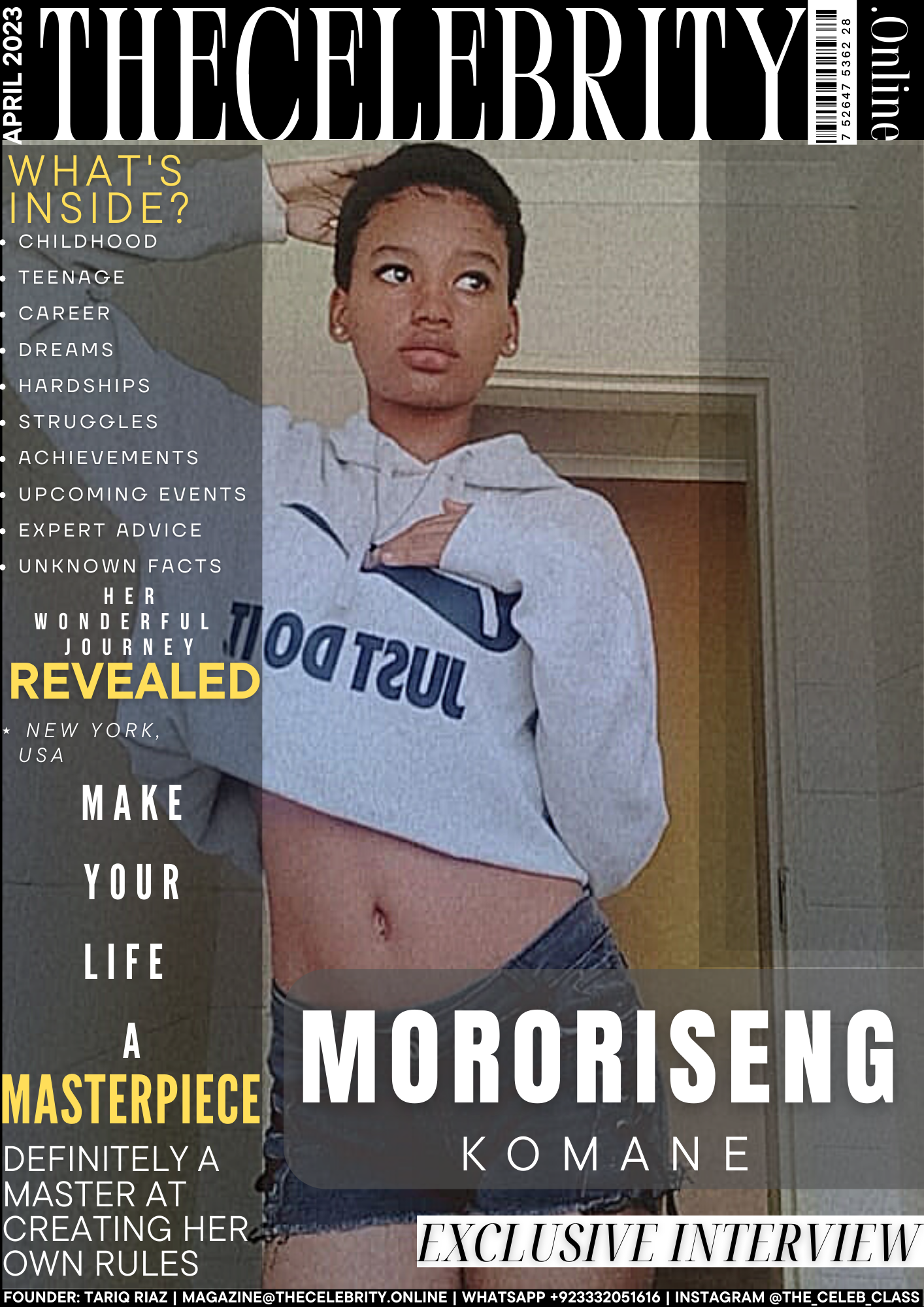 Mororiseng Komane Exclusive Interview – ‘Those who try to throw you down,  prove yourself to them’