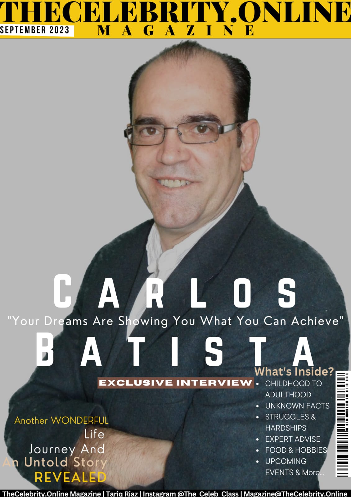 Carlos Batista Exclusive Interview – ‘Your Dreams Are Showing You What You Can Achieve If You Have The Courage To Follow Them’