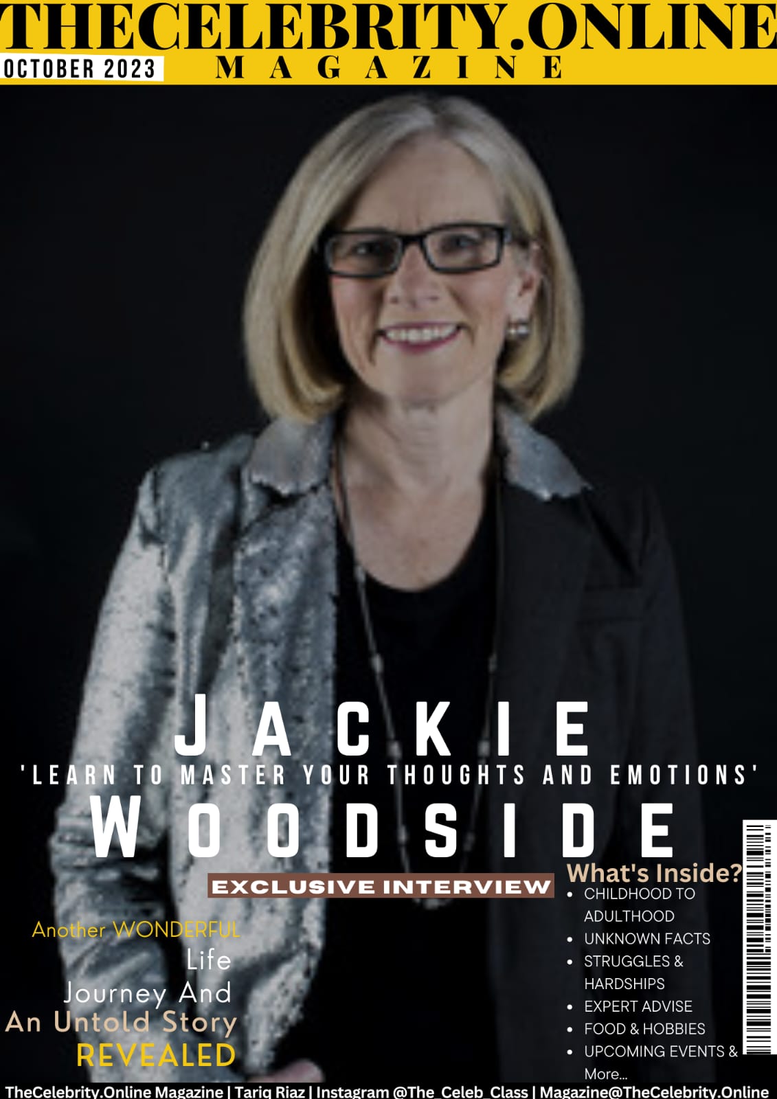 Jackie Woodside Exclusive Interview – ‘Learn To Master Your Thoughts And Emotions’