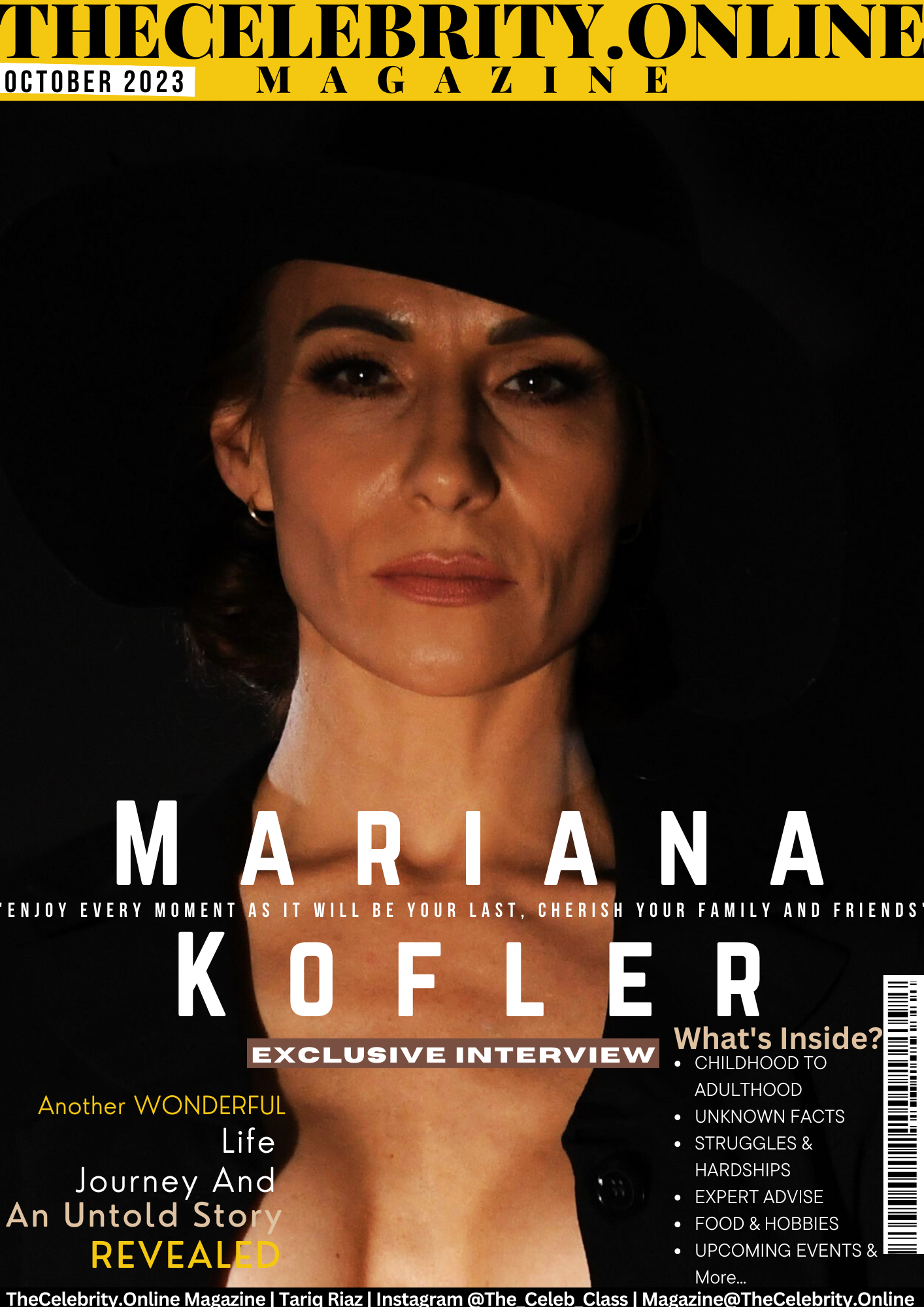 Mariana Kofler Exclusive Interview – ‘Enjoy Every Moment As It Will Be Your Last, Cherish Your Family And Friends’