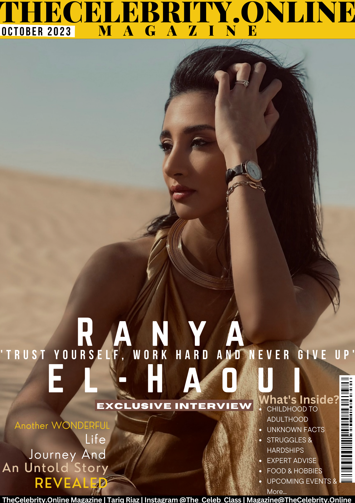 Ranya El-Haoui Exclusive Interview – ‘Trust Yourself, Work Hard And Never Give Up’