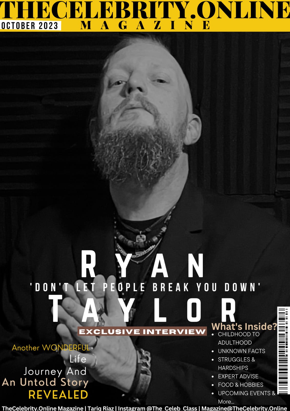 Ryan Taylor Exclusive Interview – ‘Don’t Let People Break You Down’
