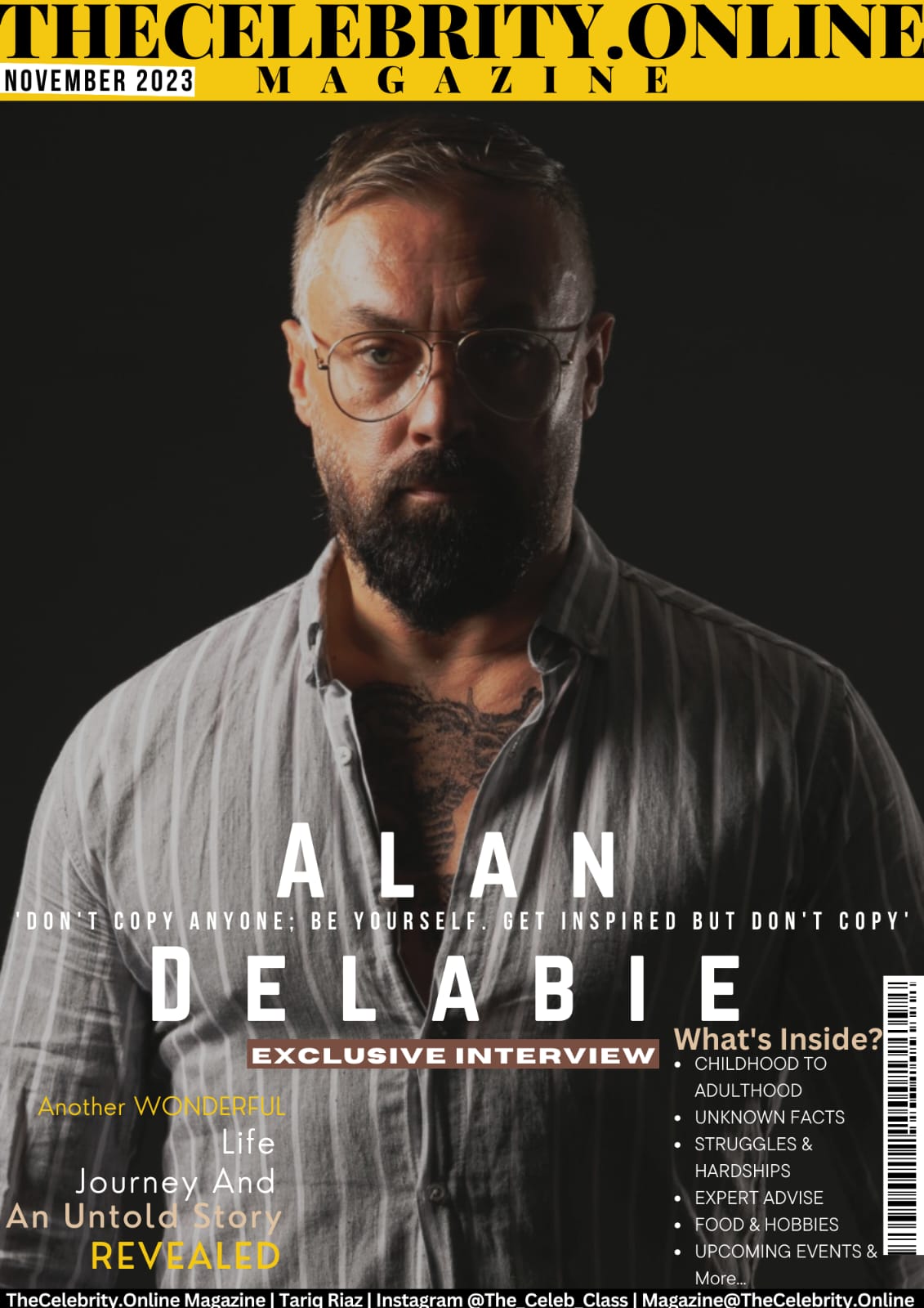 Actor Alan Delabie Exclusive Interview – ‘Don’t Copy Anyone; Be Yourself. Get Inspired But Don’t Copy’