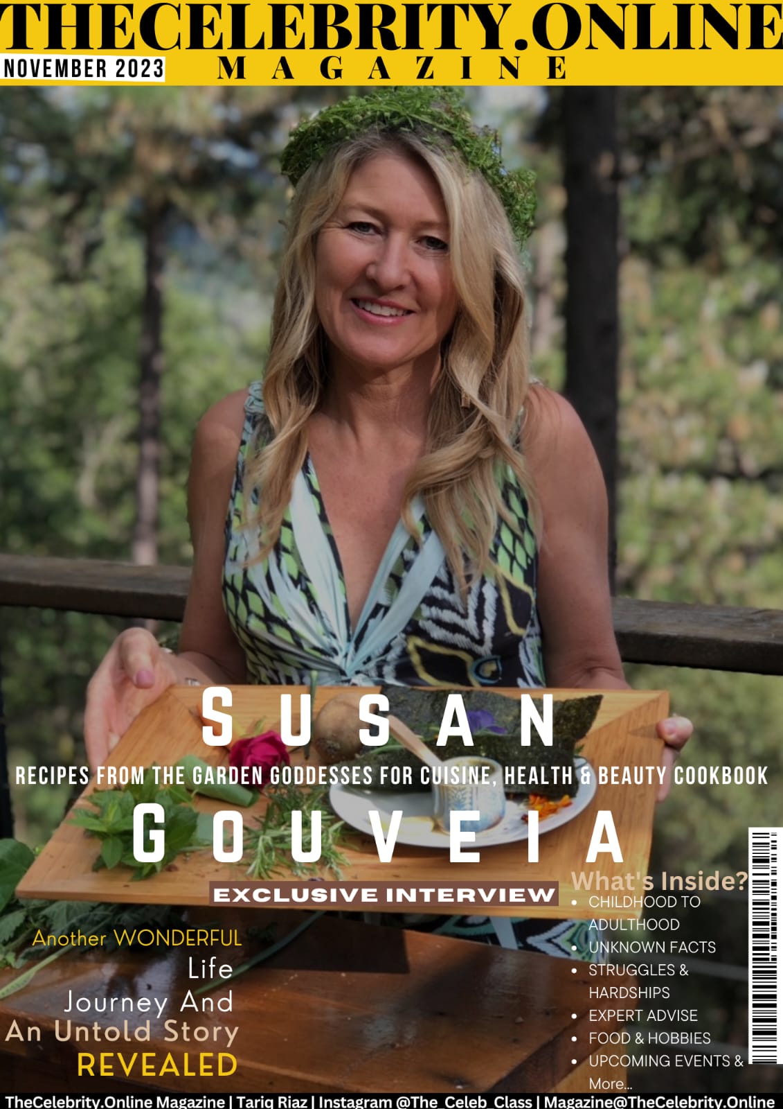 Susan Gouveia: Recipes from the Garden Goddesses for Cuisine, Health & Beauty Cookbook – Exclusive Interview
