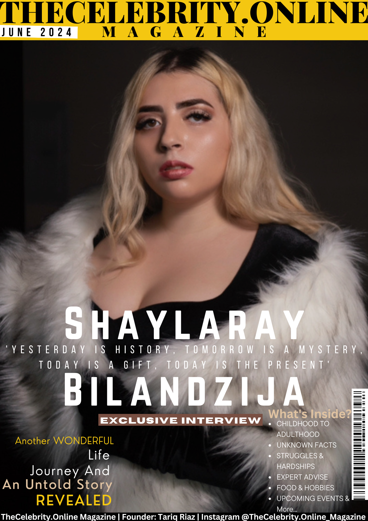 Shaylaray Bilandzija Exclusive Interview – ‘Yesterday is history, tomorrow is a mystery, today is a gift, today is The Present’