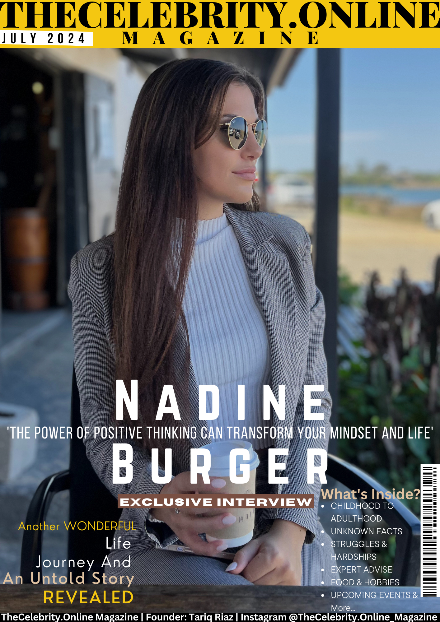 Nadine Burger Exclusive Interview – ‘The Power Of Positive Thinking Can Transform Your mindset And life’