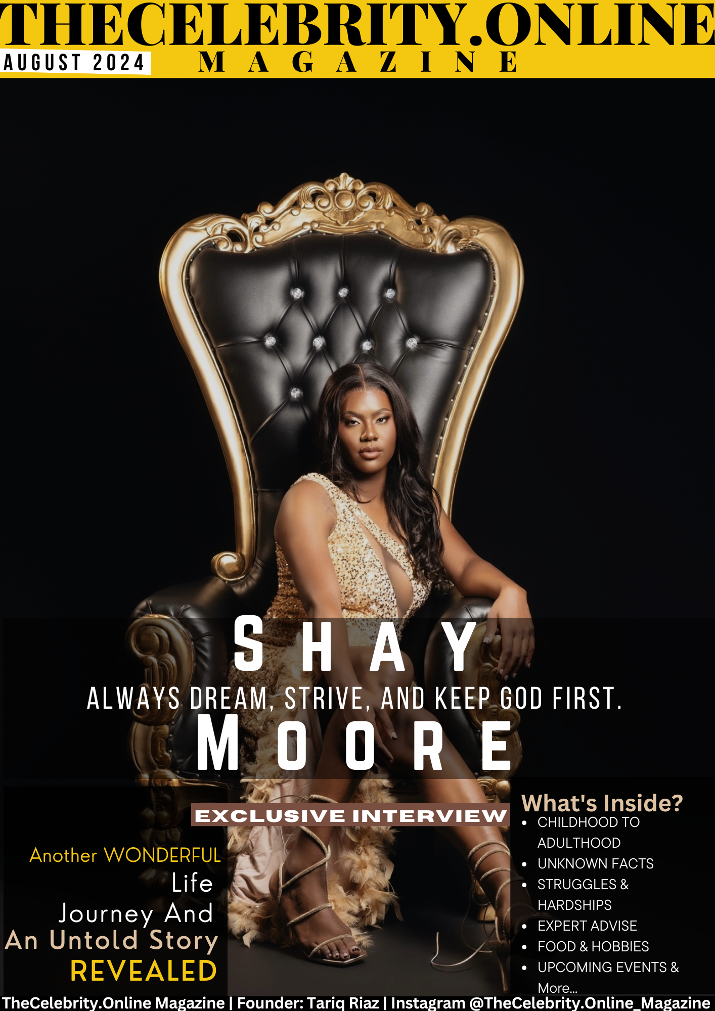 Shay Moore Exclusive Interview – “Always Dream, Strive, And Keep God First”