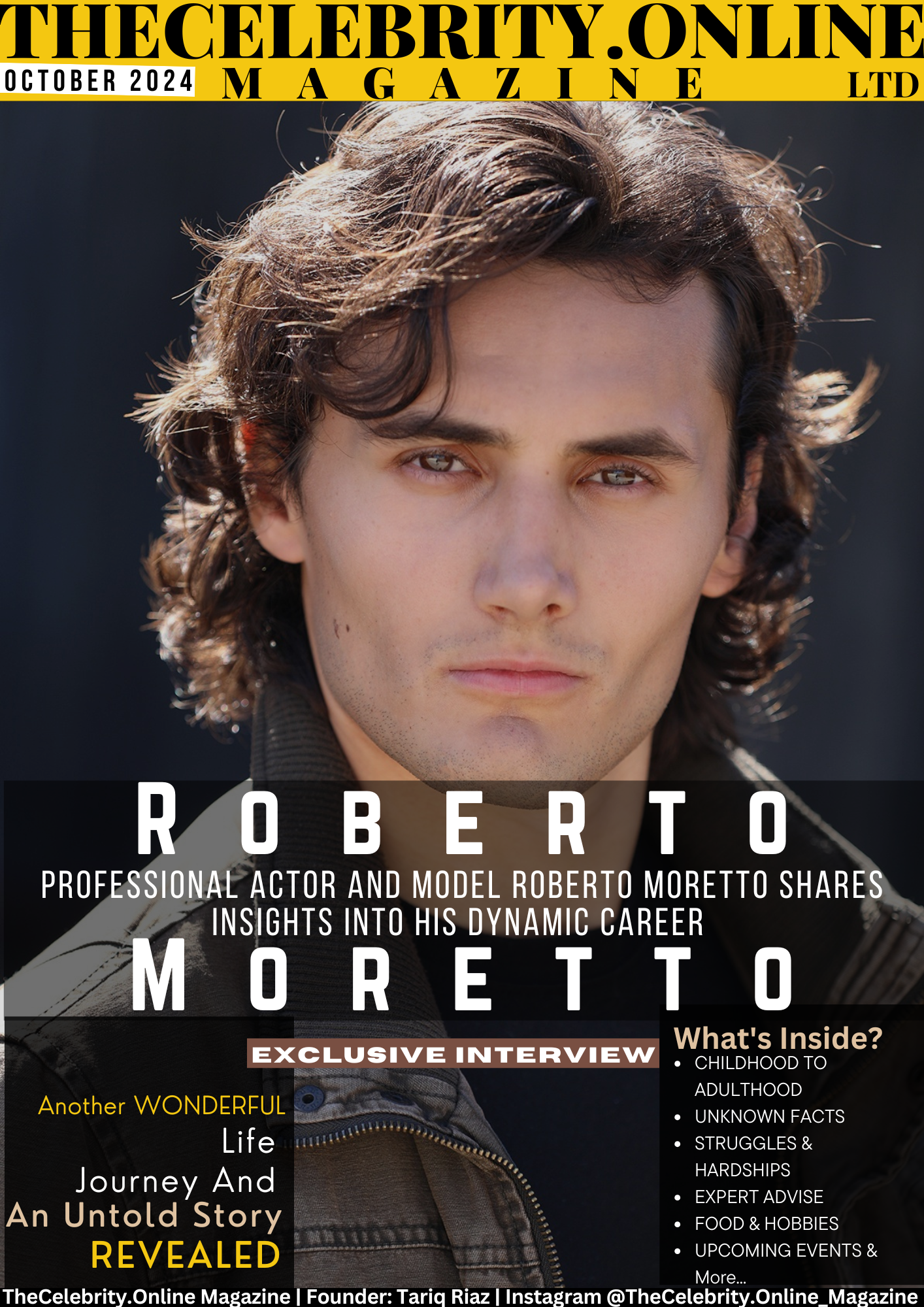 An Exclusive Interview with Actor Roberto Moretto: A Professional in Film and Fashion