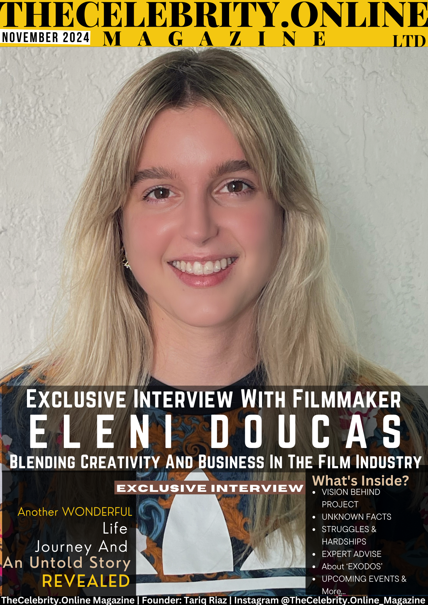 Exclusive Interview With Filmmaker ELENI DOUCAS – Blending Creativity And Business In The Film Industry