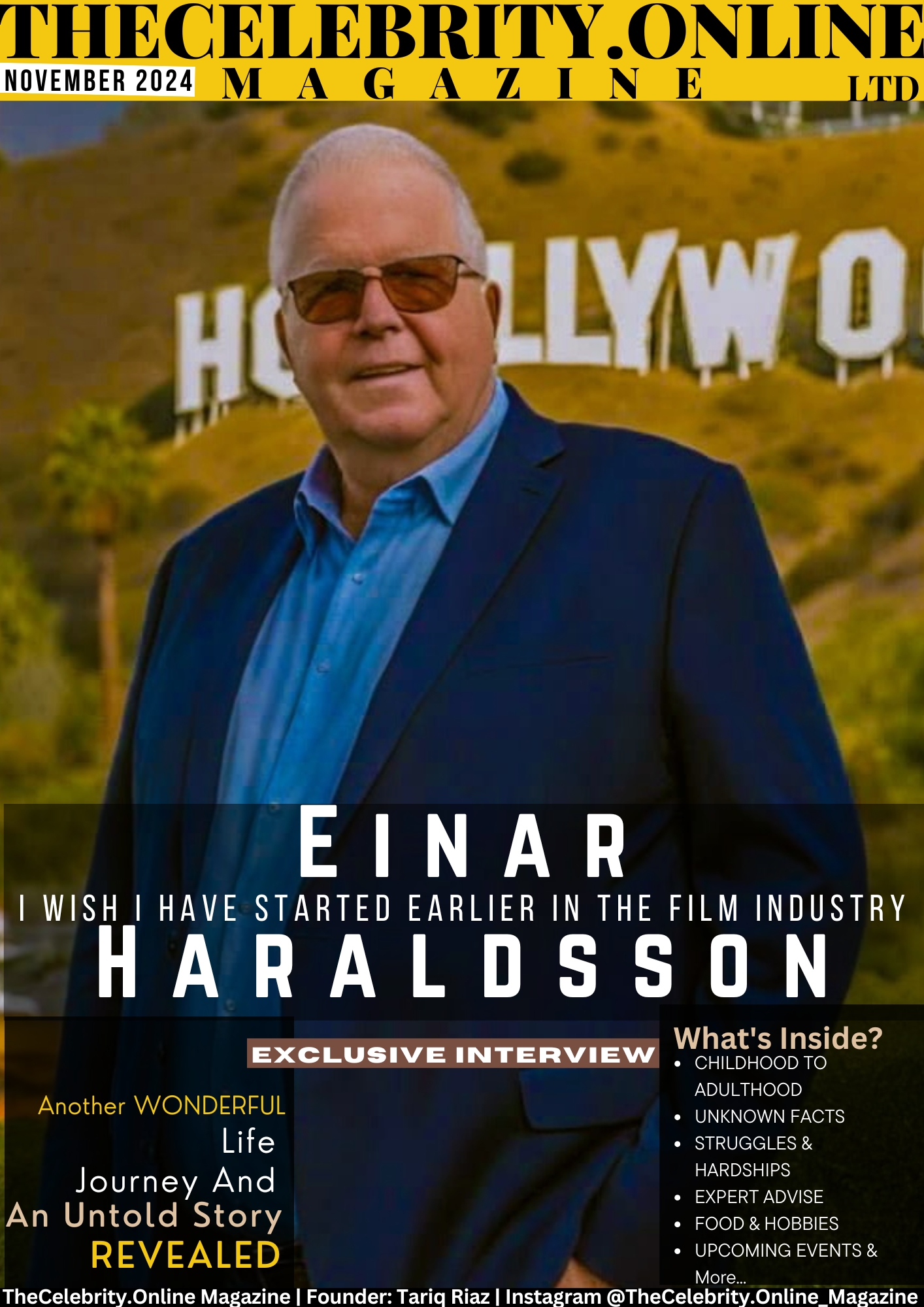 Einar Haraldsson Exclusive Interview – An Actor And Producer From Iceland