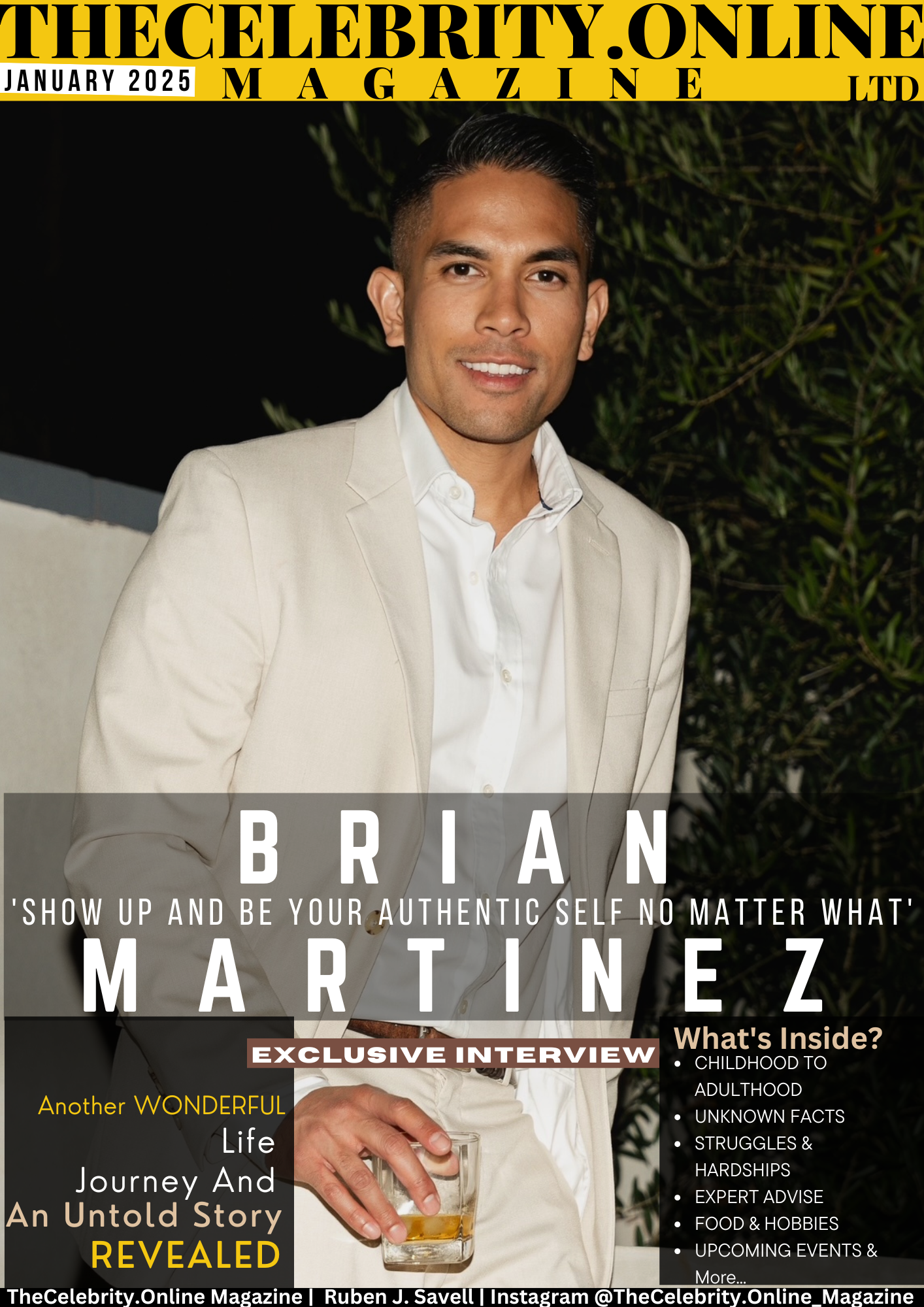 Brian Martinez Exclusive Interview – ‘Show Up And Be Your Authentic Self No Matter What’