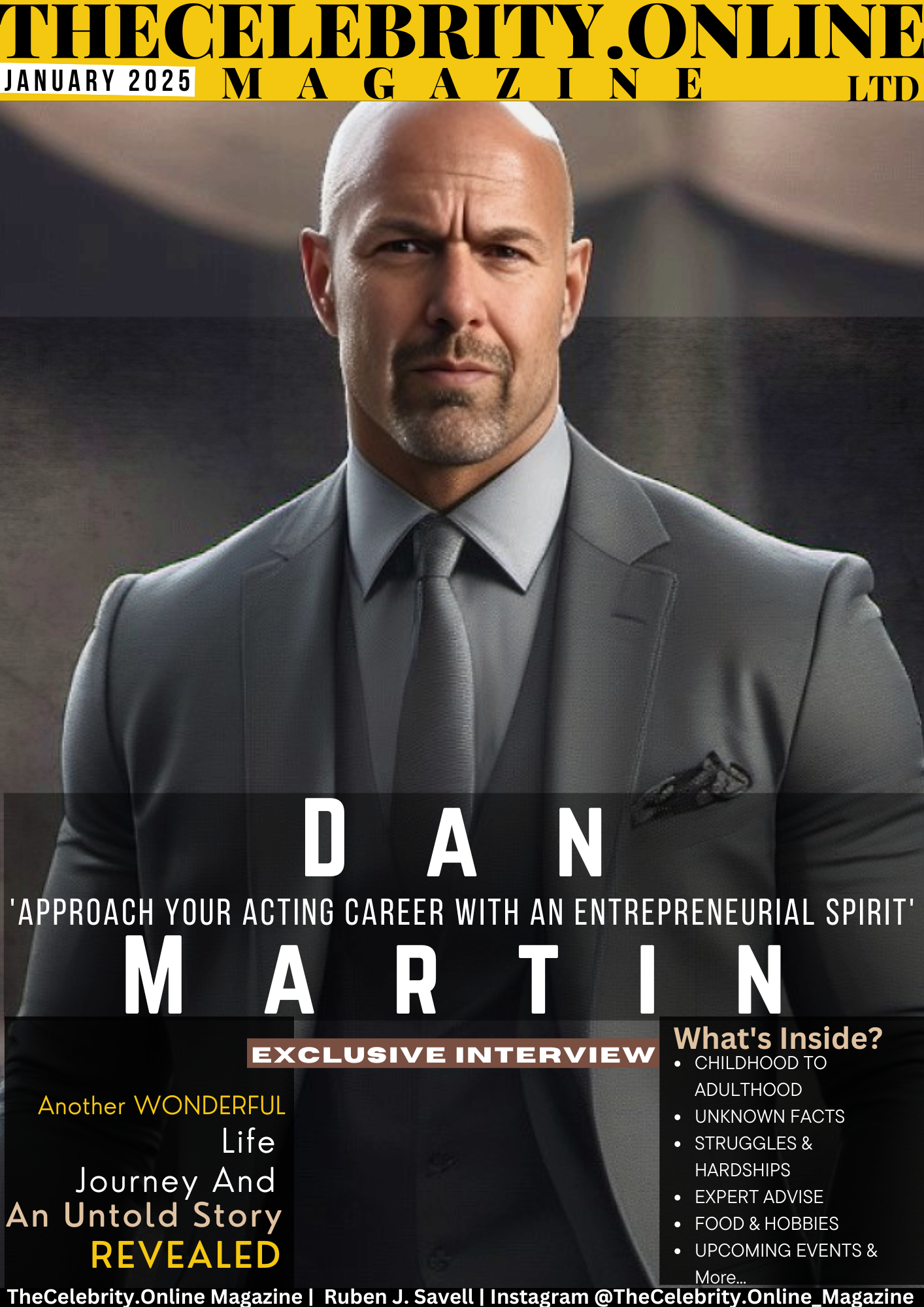 Dan Martin Exclusive Interview – ‘Approach Your Acting Career With An Entrepreneurial Spirit’