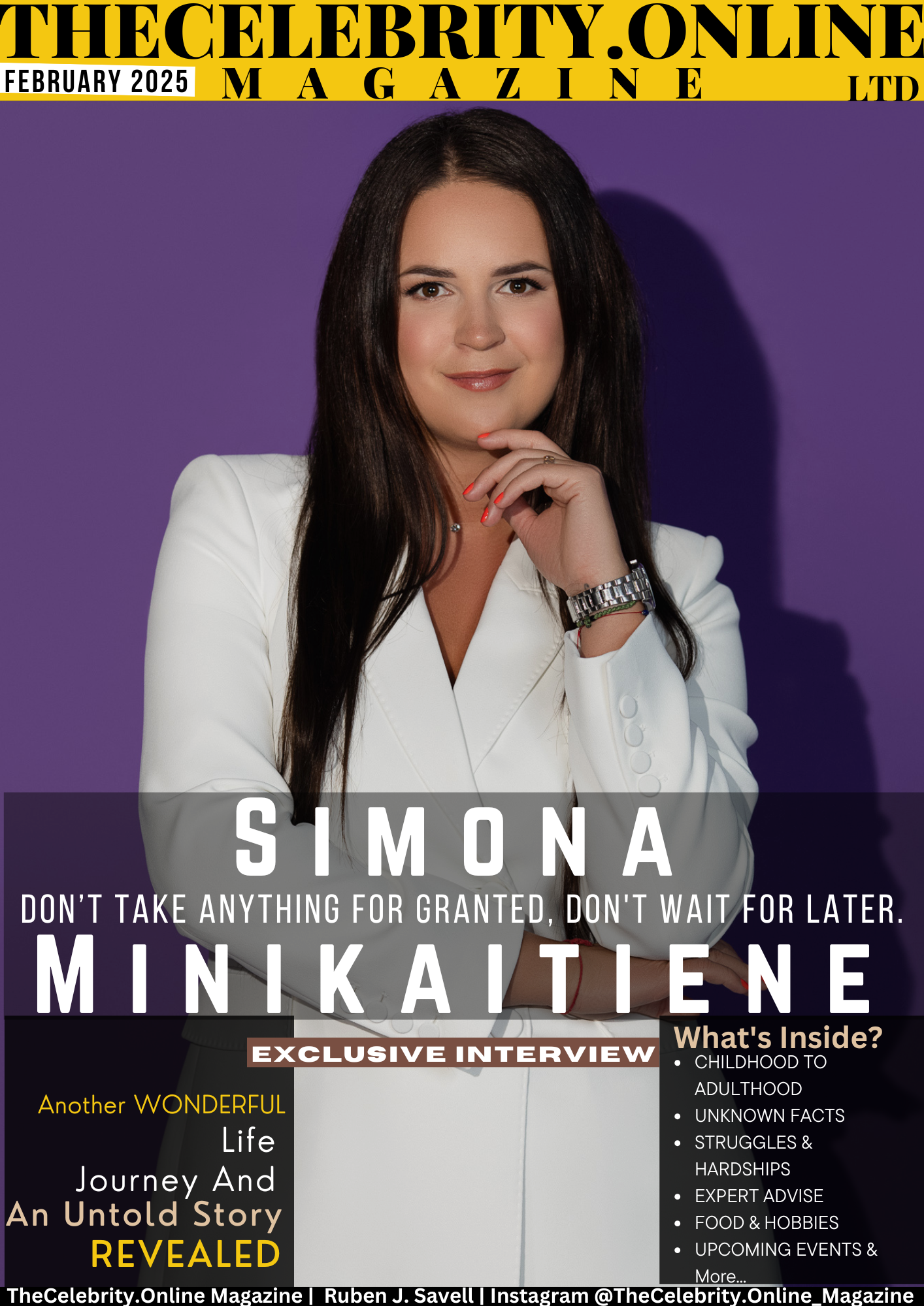 Simona Minikaitiene Exclusive Interview – Don’t Take Anything For Granted, Don’t Wait For Later