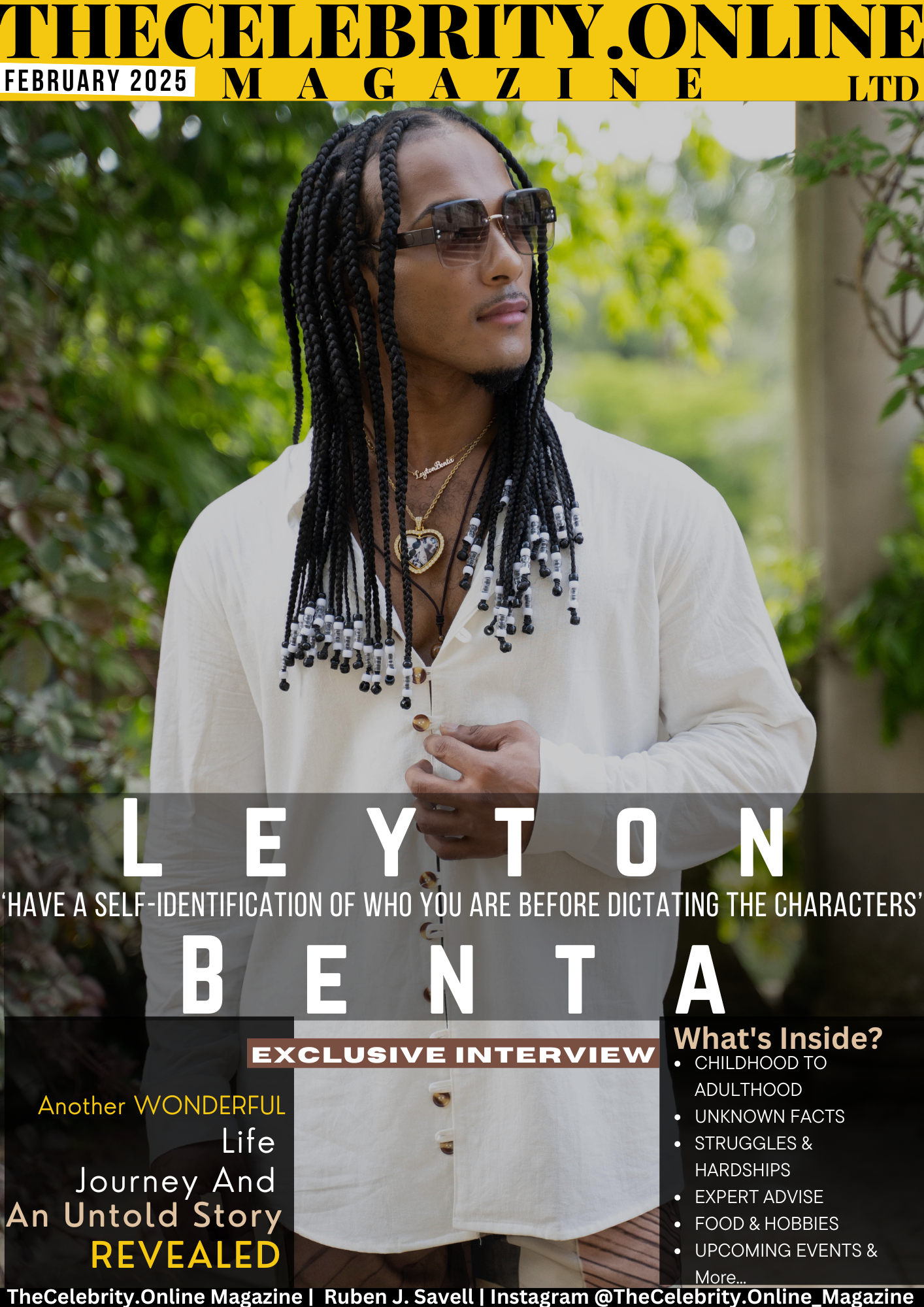 Leyton Benta Exclusive Interview – Have A Self-Identification Of Who You Are Before Dictating The Characters