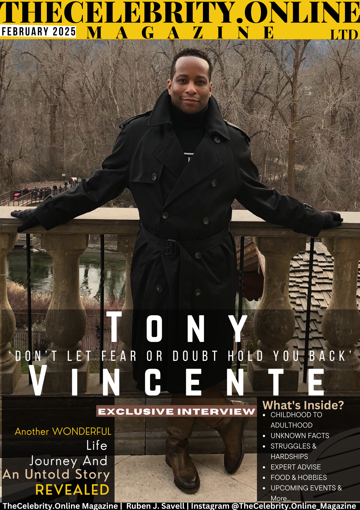 Tony Vincente Exclusive Interview – Don’t Let Fear Or Doubt Hold You Back