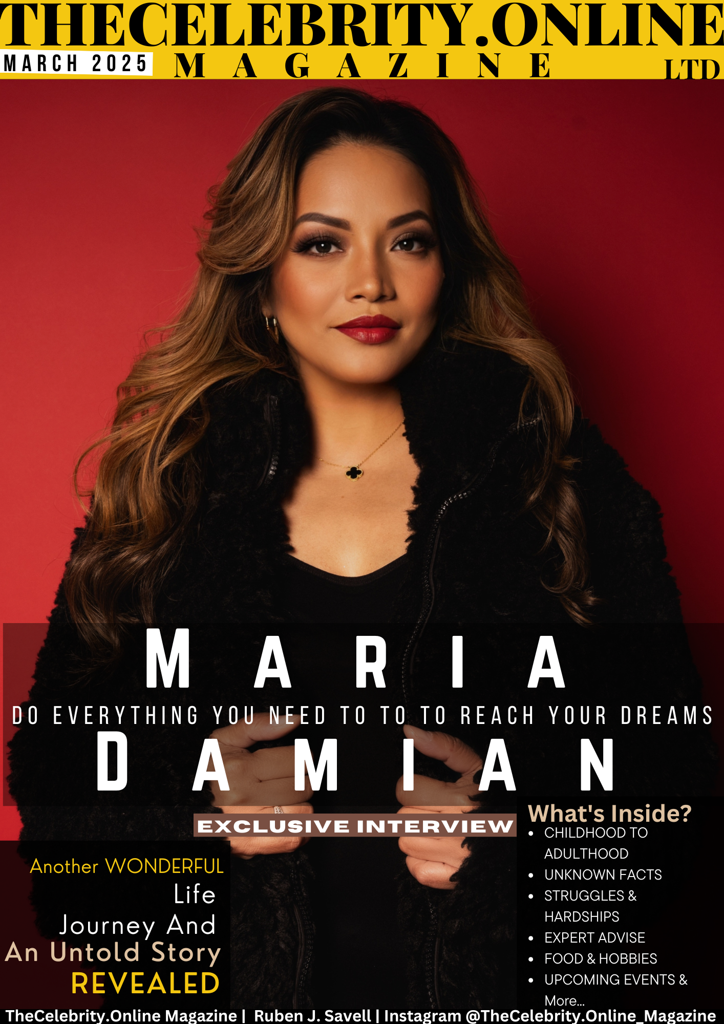 Maria Damian Exclusive Interview – Do Everything You Need To To To Reach Your Dreams