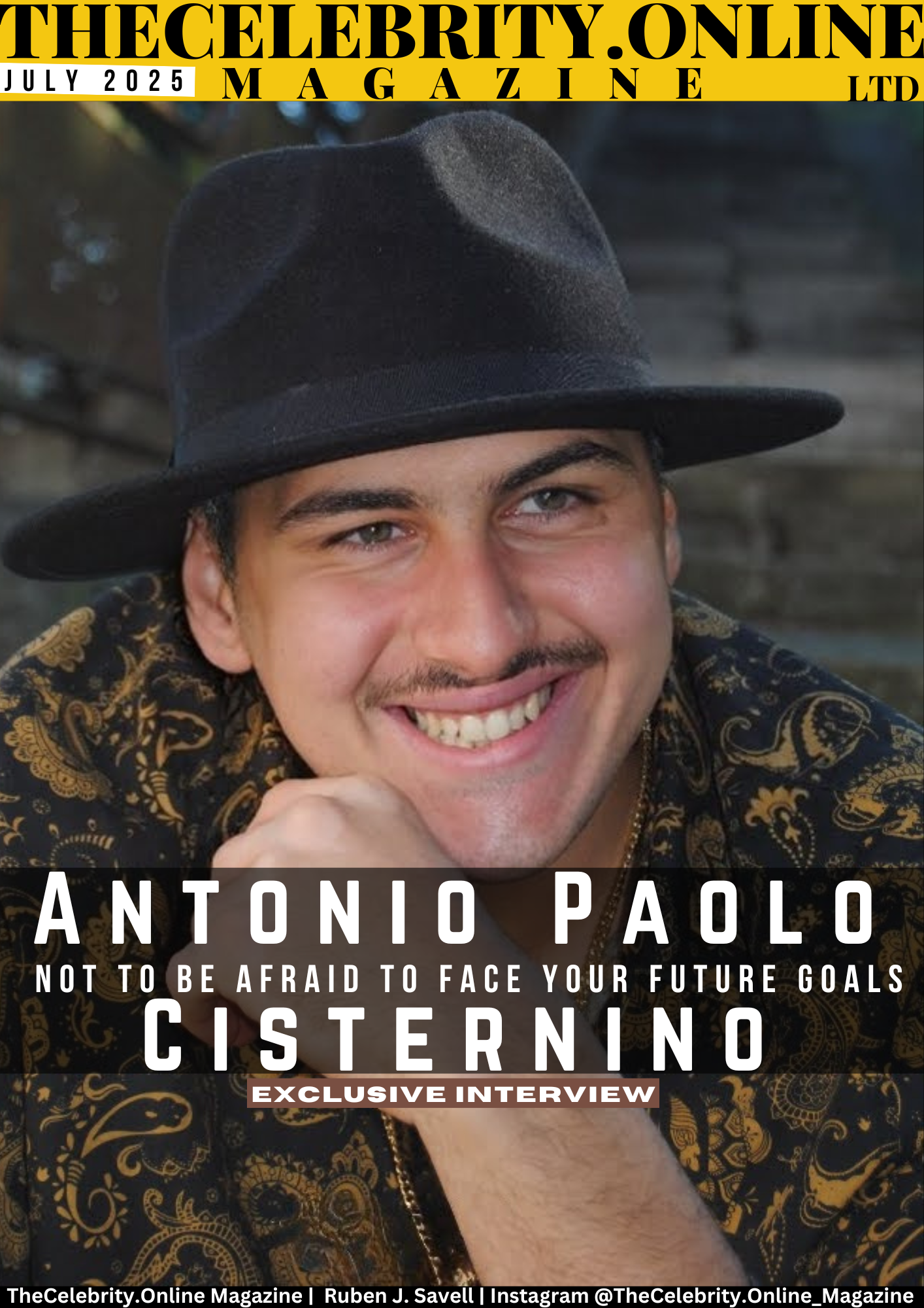 Antonio Paolo Cisternino Exclusive Interview – Not To Be Afraid To Face Your Future Goals