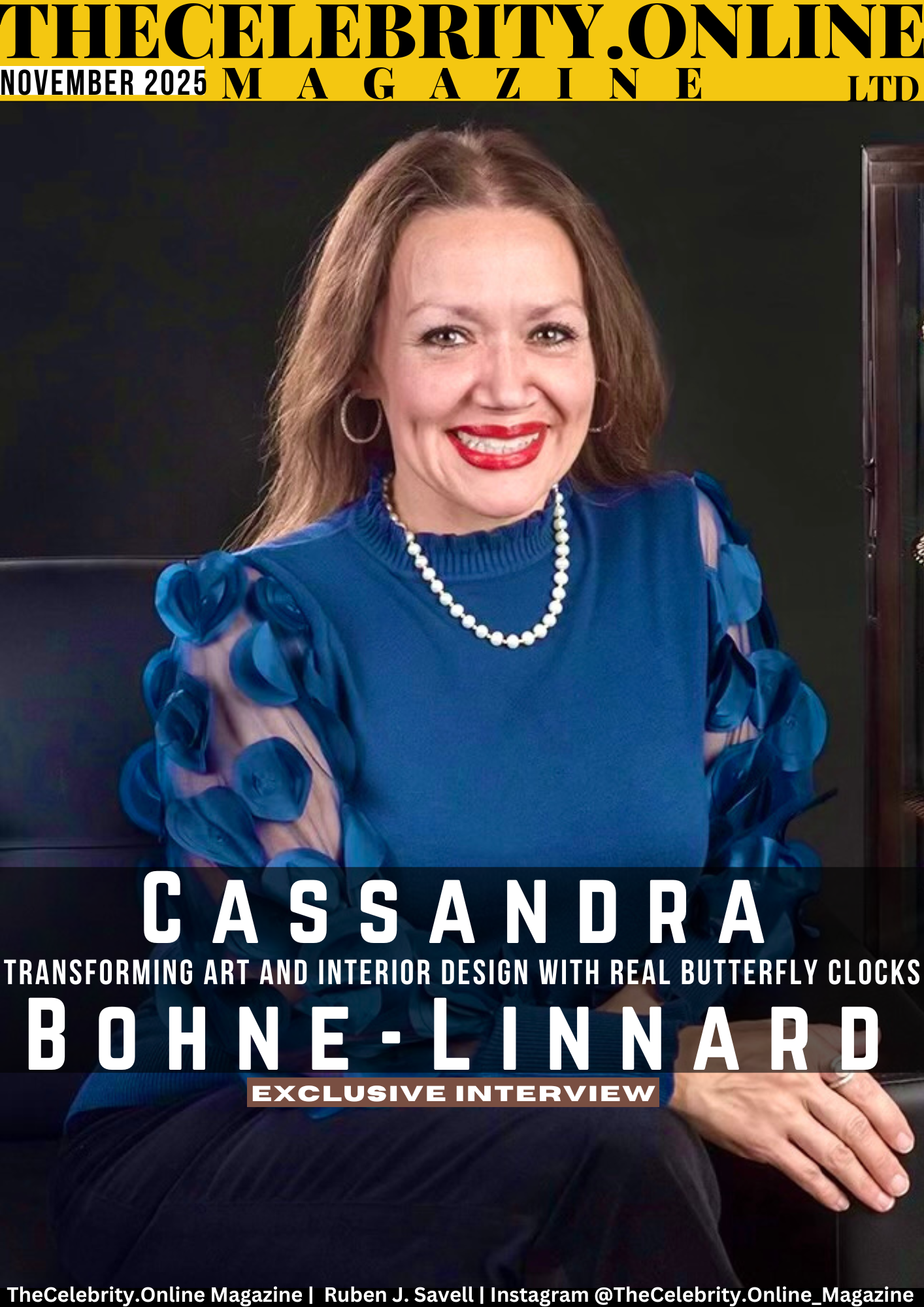Cassandra Bohne-Linnard Exclusive Interview – Transforming Art And Interior Design With Real Butterfly Clocks