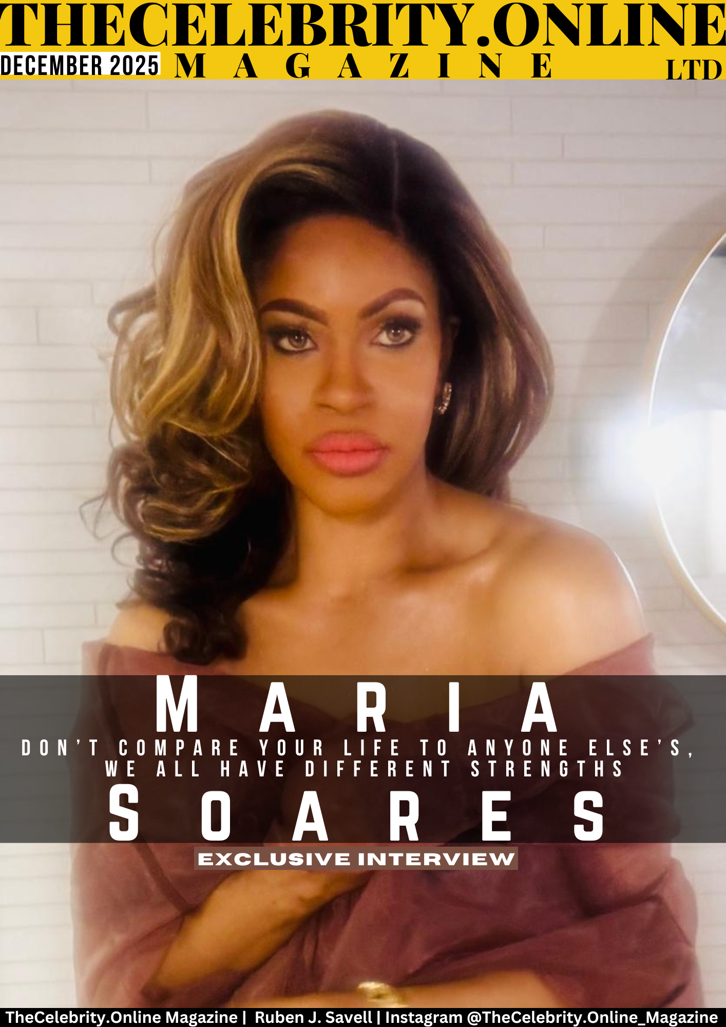 Maria Soares Exclusive Interview – Don’t Compare Your Life To Anyone Else’s, We All Have Different Strengths