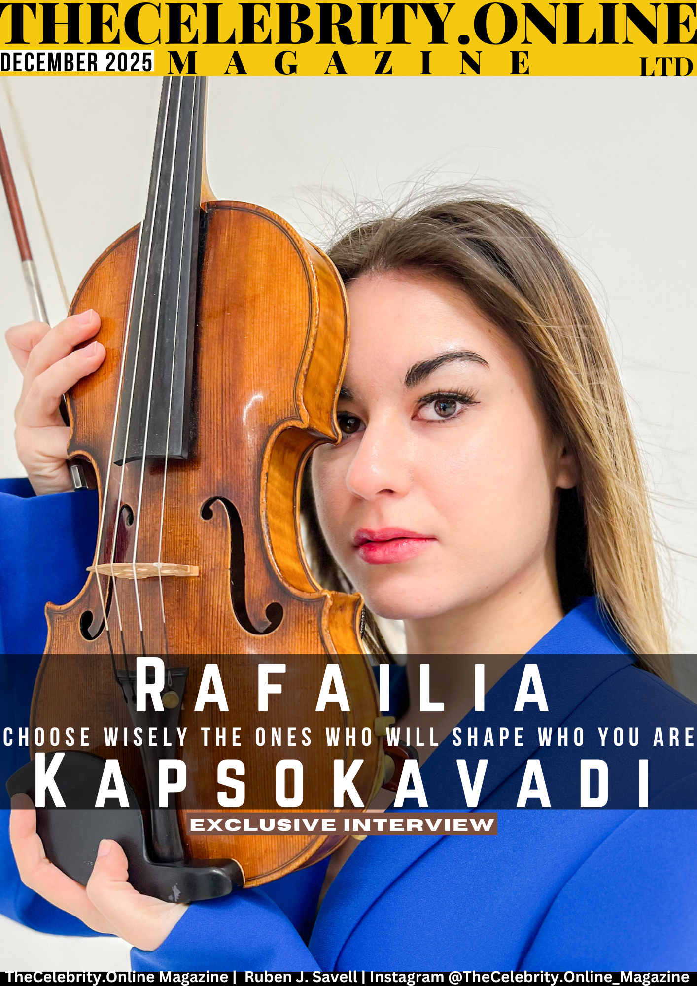 Rafailia Kapsokavadi Exclusive Interview – Choose Wisely The Ones Who Will Shape Who You Are
