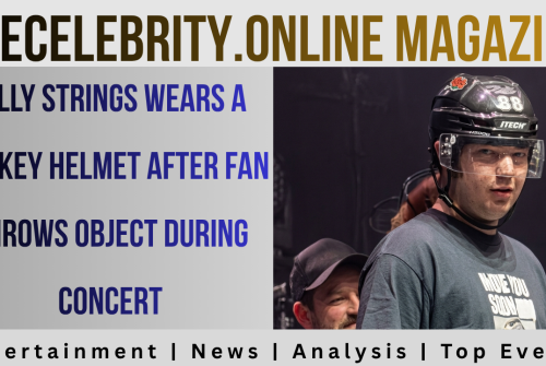 Billy Strings Wears a Hockey Helmet After Fan Throws Object During Concert